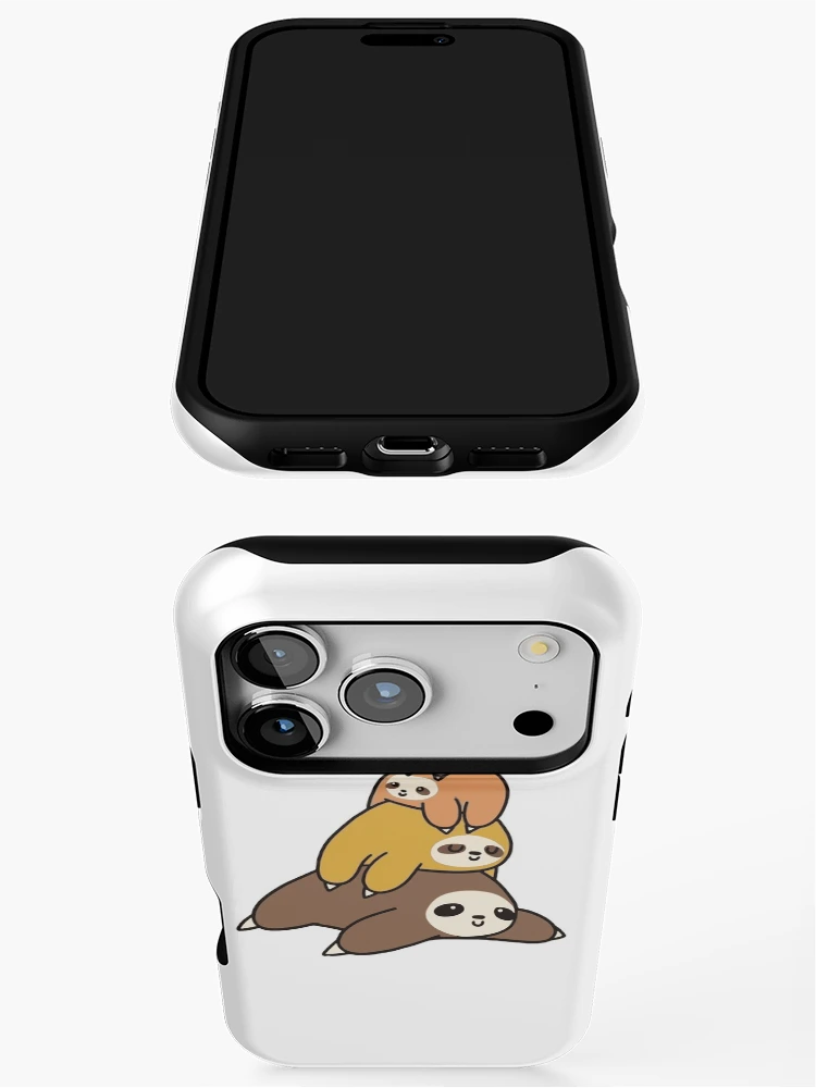 Thumbnail 3 of 4, iPhone Case, Sloth Stack designed and sold by MR NEO.