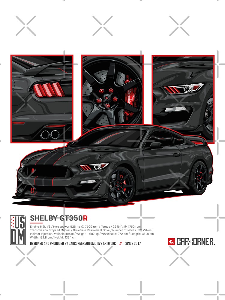 Shelby GT350R - USDM - CarCorner | iPhone Case