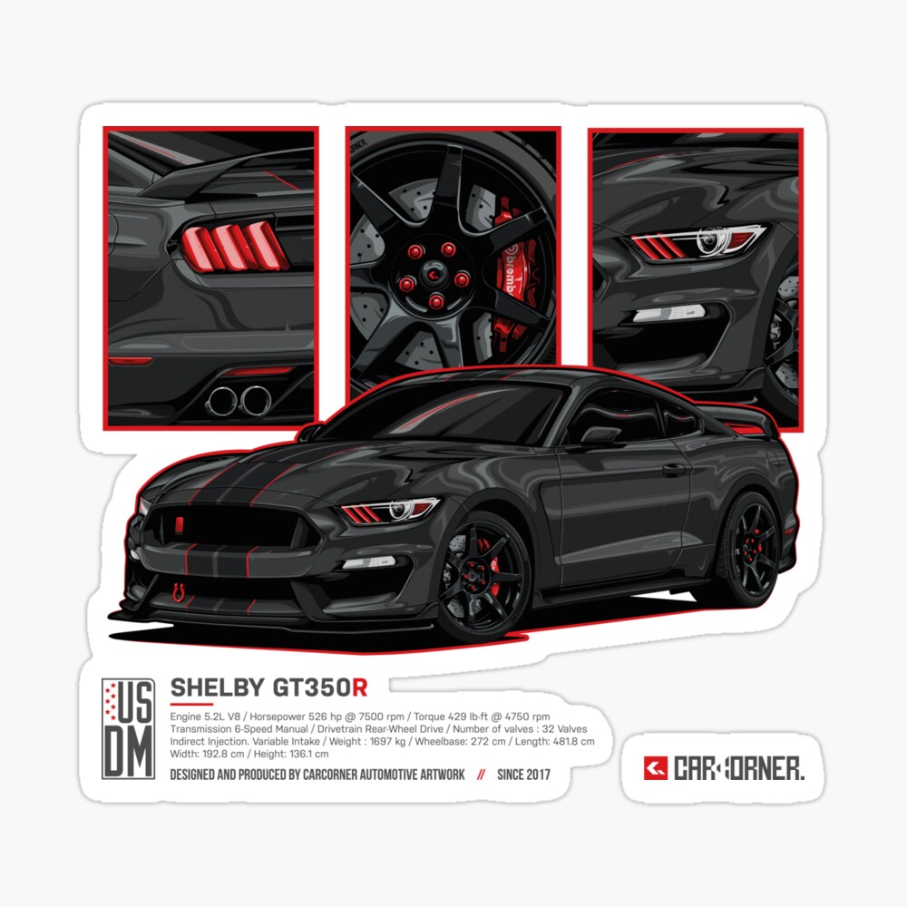 Shelby GT350R - USDM - CarCorner | iPhone Case