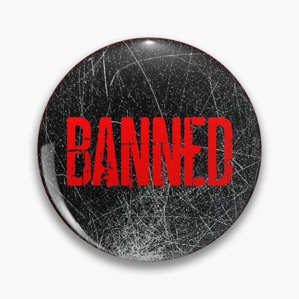 Item preview, Banned Retro VHS Sticker designed and sold by wildeyemovies.