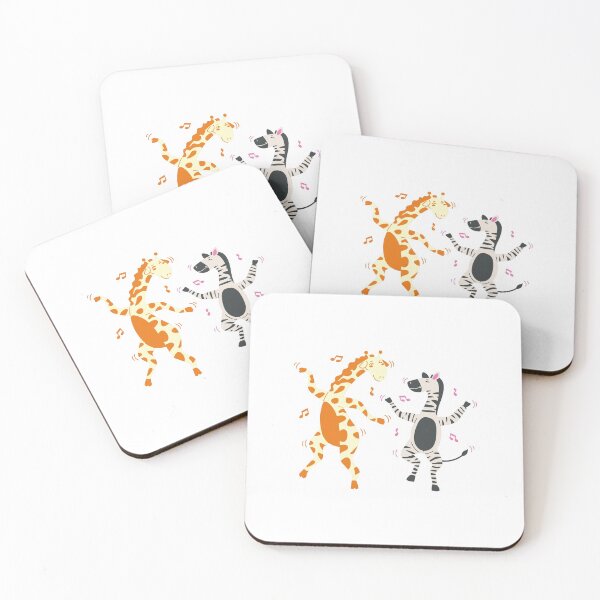 Item preview, Animals Lovers : Dancing Zebra And Giraffe designed and sold by MoaaStore.