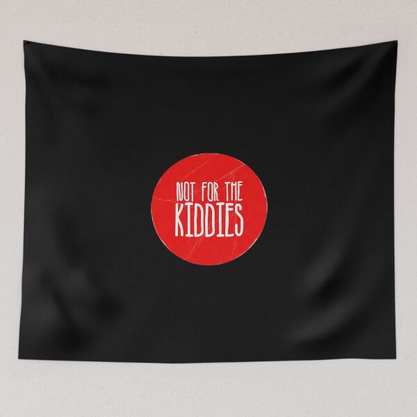 Item preview, Not For the Kiddies Retro VHS Sticker designed and sold by wildeyemovies.