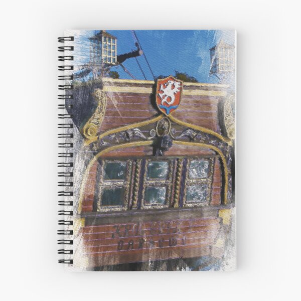 Item preview, Retro Cruise Ship Poop Deck WaterColor Painting designed and sold by Dingy Designs.