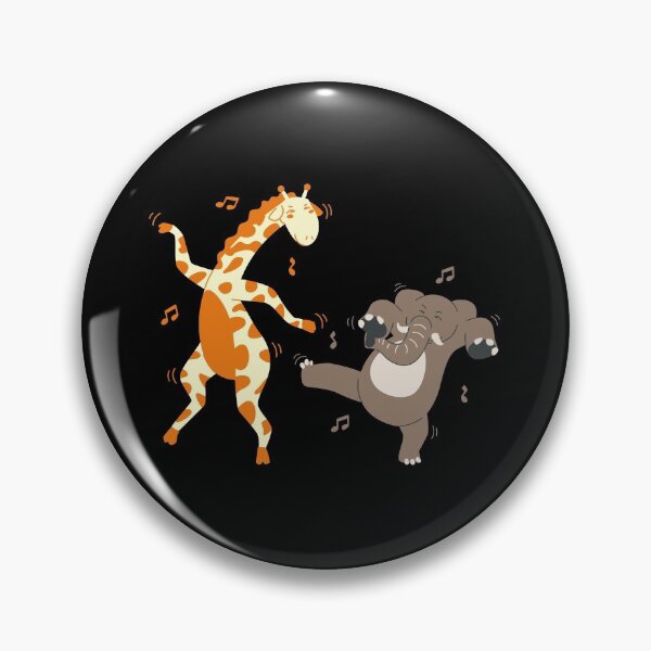 Item preview, Animals Lovers : Dancing Elephant And Giraffe designed and sold by MoaaStore.