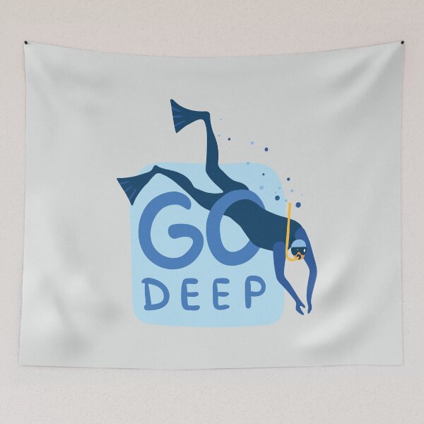 Item preview, Go Deep designed and sold by JASN DESIGN.