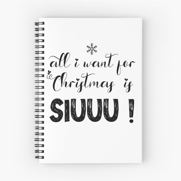 Item preview, All I Want For Christmas Is Siuuu ! Merry Christmas  designed and sold by SparrowLag.