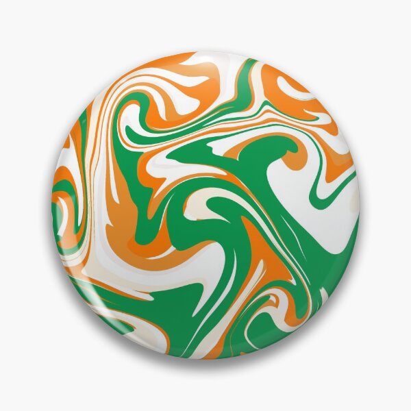 Item preview, Irish Flag Colours Abstract Marble Pattern - For St. Patrick’s Day Celebrations designed and sold by PatternPerfect.
