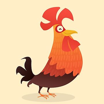 Artwork thumbnail, It's Time, Rooster! by cartoonbeing