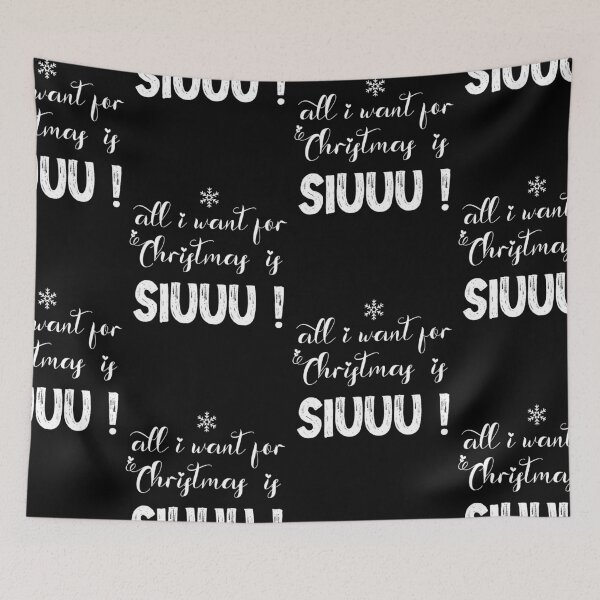 Item preview, All I Want For Christmas Is Siuuu ! Merry SUUIImas designed and sold by SparrowLag.