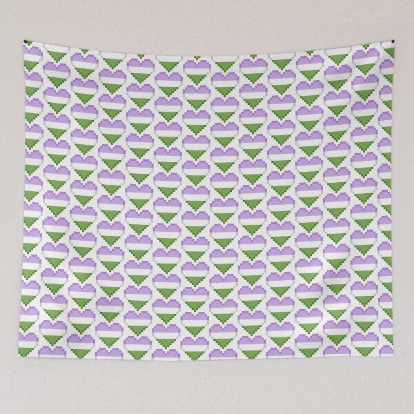 Item preview, Genderqueer Pride Heart #3 designed and sold by NovotnyDesigns.