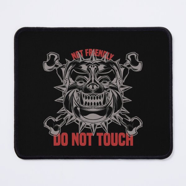 Item preview, Not Friendly Do Not Touch-new one of sticker and shirt designed and sold by RIDA LOUCHACHHA.