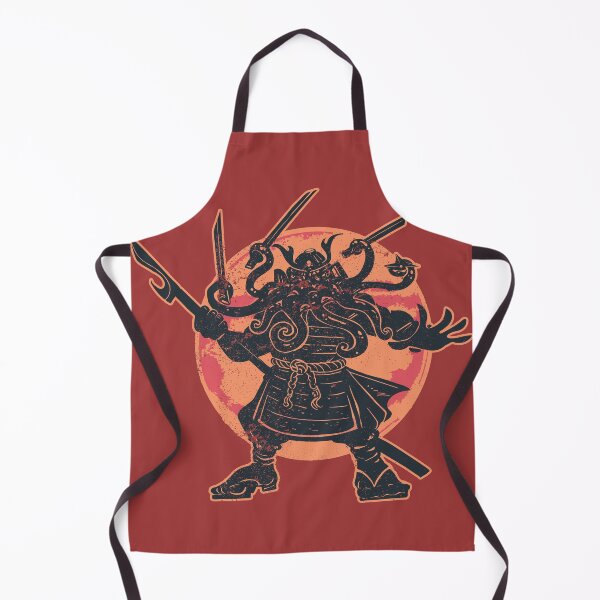 Item preview, Distressed Retro Japanese Anime Cthulhu Samurai Occult God designed and sold by MasterArtsman.