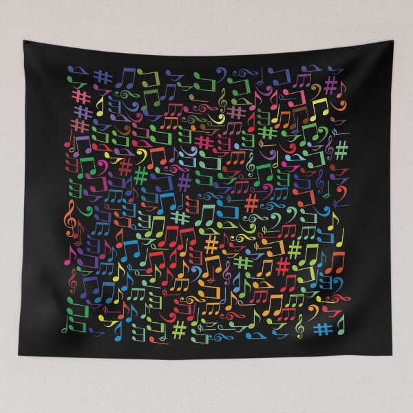 Item preview, Music Lover Notes Glow Pattern designed and sold by Valid-Patterns.
