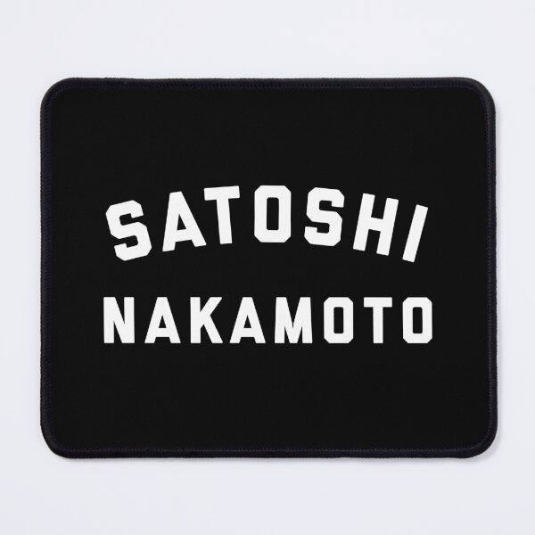 Item preview, Satoshi Nakamoto college style designed and sold by heyluckyseven.
