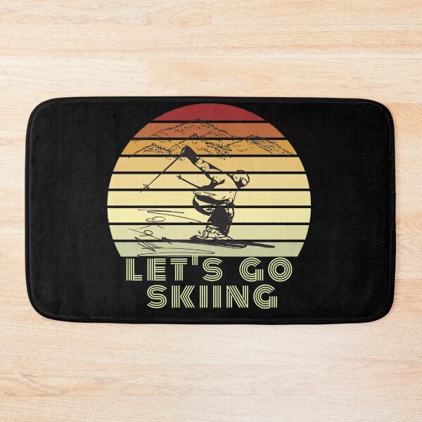 Item preview, Let's go Skiing sunset vintage, gift designed and sold by Dublia.