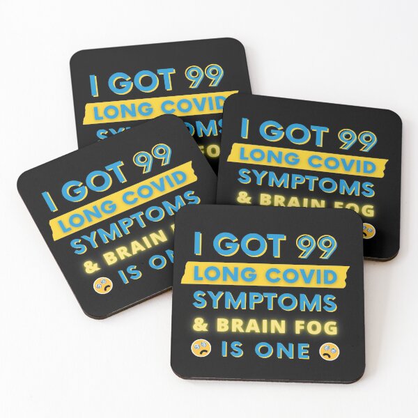 Item preview, 99 Long Covid Symptoms Brain Fog designed and sold by SadTea-Longhaul.