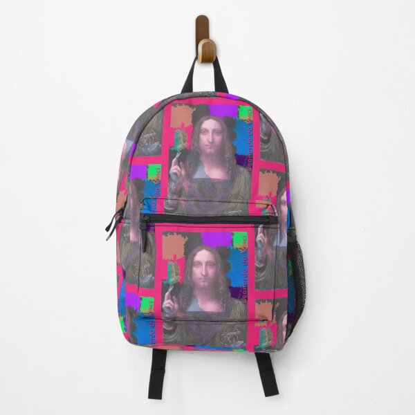 Item preview, Leonardo Da Vinci's Salvator Mundi and Lark Bird (Pop Art by ACCI) designed and sold by VanyssaGraphics.
