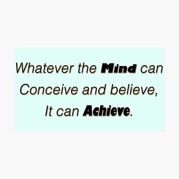 Item preview, Believe in mind designed and sold by PMestore.