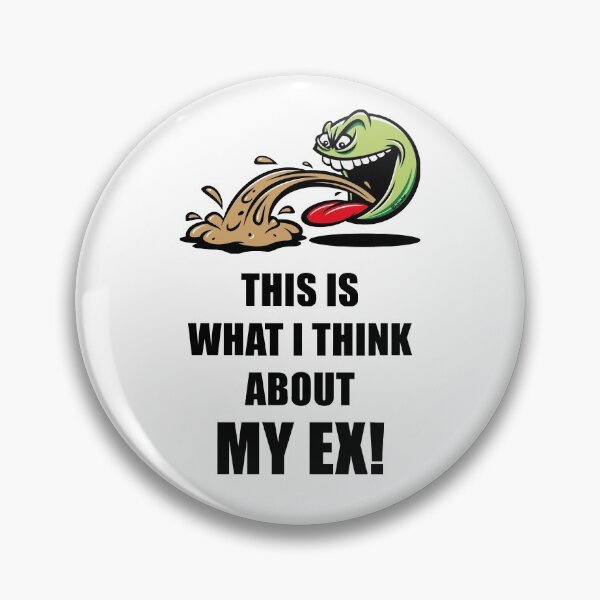 Item preview, This Is What I Think About My Ex! (Emoticon Smiley Meme) designed and sold by MrFaulbaum.
