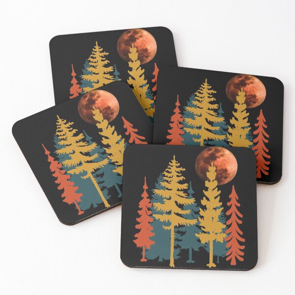 Item preview, Epic Full Moon over Conifer Trees Streetwear designed and sold by pallkris.