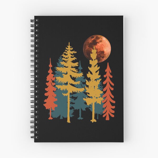 Item preview, Epic Full Moon over Conifer Trees Streetwear designed and sold by pallkris.