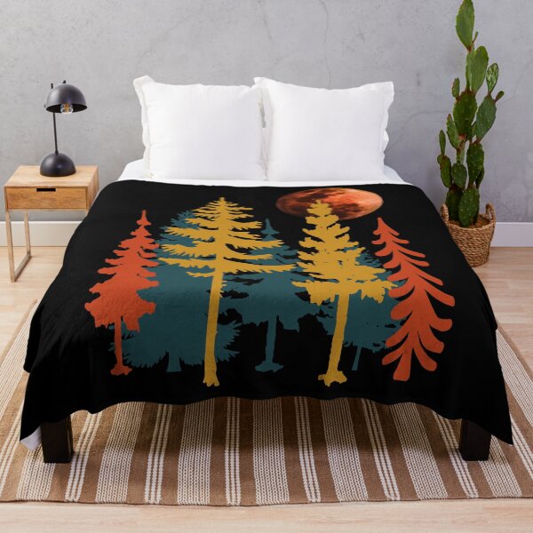 Item preview, Epic Full Moon over Conifer Trees Streetwear designed and sold by pallkris.