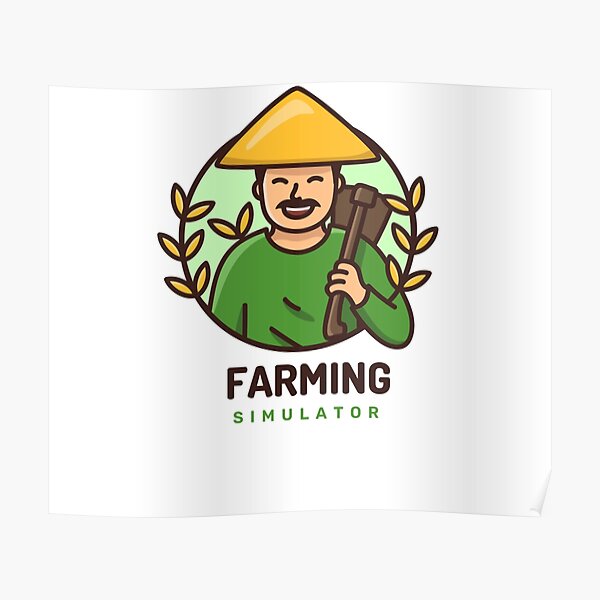 Farming Simulator Poster For Sale By Emiliaart09 Redbubble 4241