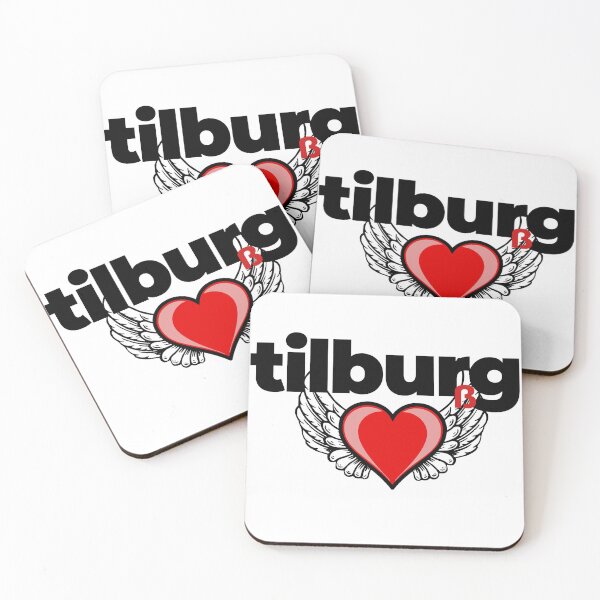Item preview, tilburg met rood hart, mooi Brabants  designed and sold by BrabantsBeste.