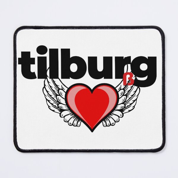 Item preview, tilburg met rood hart, mooi Brabants  designed and sold by BrabantsBeste.