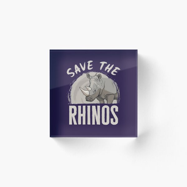 Save the Rhinos Rhino Rhinoceros Lover