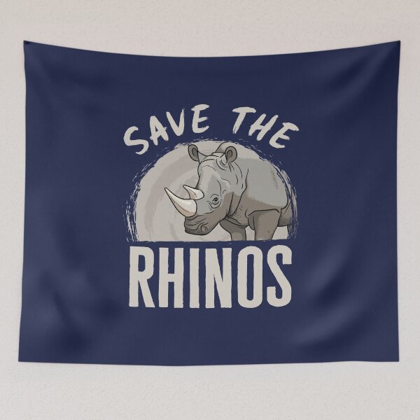Item preview, Save the Rhinos Rhino Rhinoceros Lover designed and sold by jaygo.