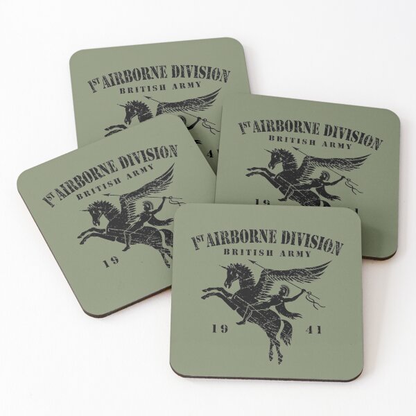 Item preview, 1st British Army Airborne Division - Vintage Black Emblem designed and sold by Lidra Zehcnas.