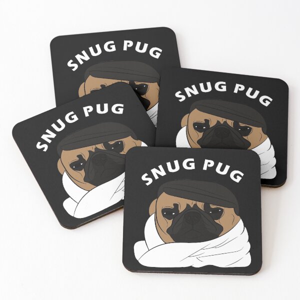Item preview, Artistic snug pug design  designed and sold by SamRVstore.