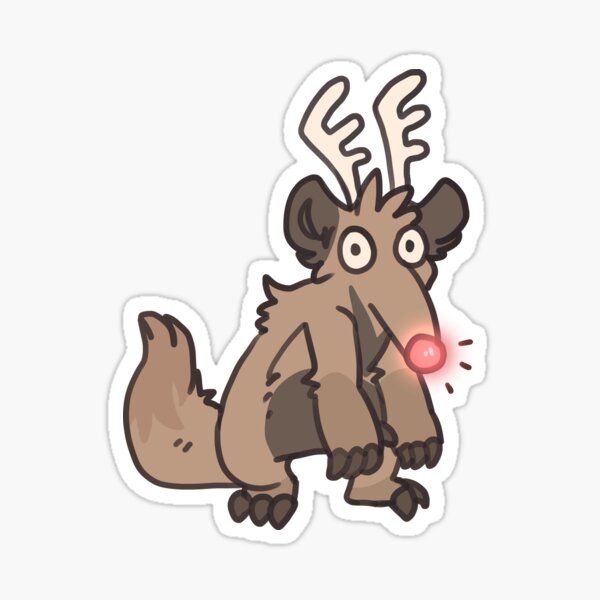 Tamandua cartoon illustration Sticker for Sale by Misscartoon