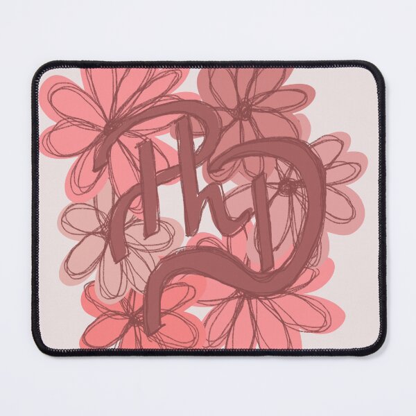Item preview, PhD and flowers designed and sold by PhDoer.