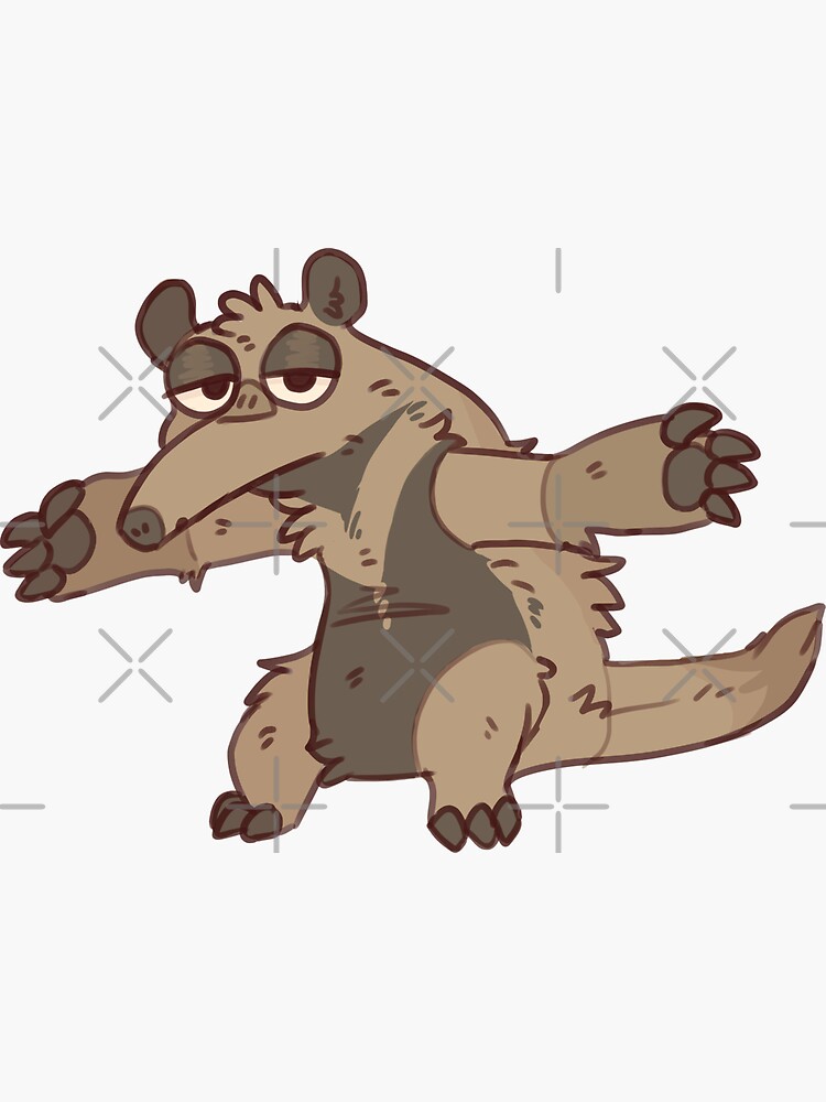 Flavvore Tamandua Pose | Sticker