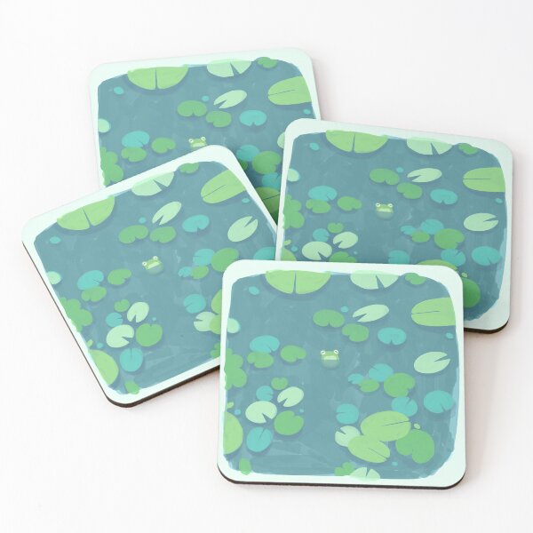 Item preview, Lily Pad Pond - Lilypads illustration  designed and sold by Milliarte_Shop.