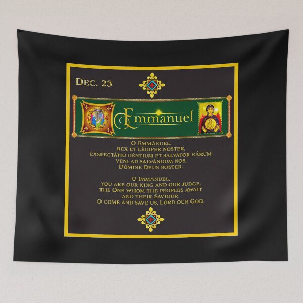 Item preview, O Emmanuel Advent Antiphon Dec. 23  designed and sold by JamesKentRidley.