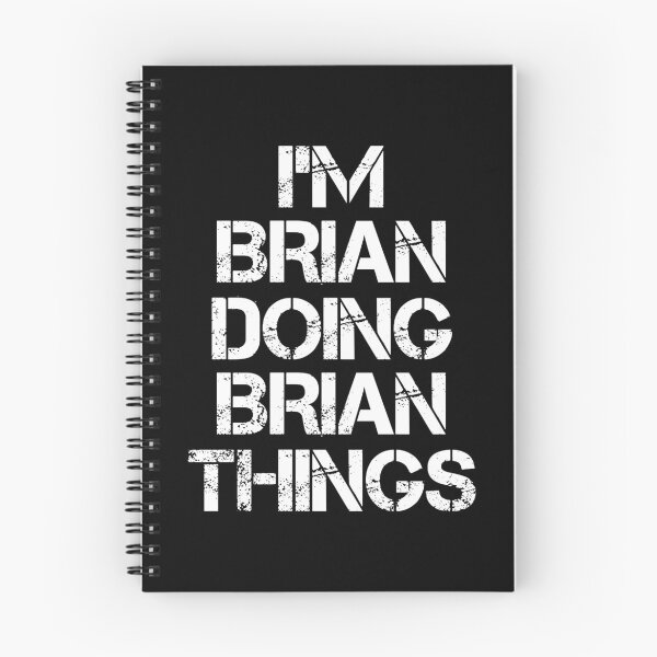 Item preview, Brian Name T Shirt - I'm Brian Doing Brian Things Name Gift Item Tee designed and sold by chezeva.