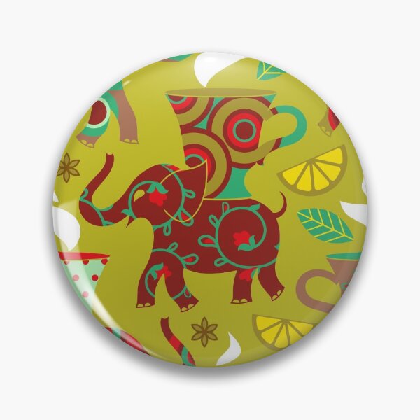 Item preview, Elephant Tea Party, green tea designed and sold by Irina Ivanova.
