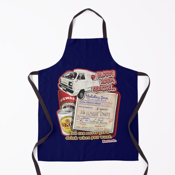 Item preview, Mr. Yakimoto’s Bloody Room Service - You Can Never Get a Drink When You Want - Mr Jolly Lives Next Door Inspired designed and sold by RetroTeeStudio.
