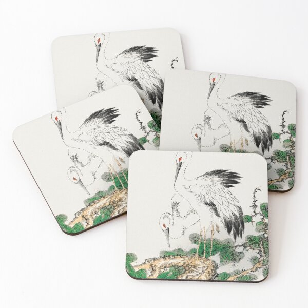 Artikelvorschau, japanischer Storch und Kiefer Abbildung 41572332640 entworfen und verkauft von Bird-Lore.