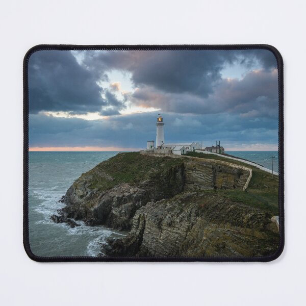 Item preview, South Stack Lighthouse during the Golden Hour designed and sold by MargaretClavell.