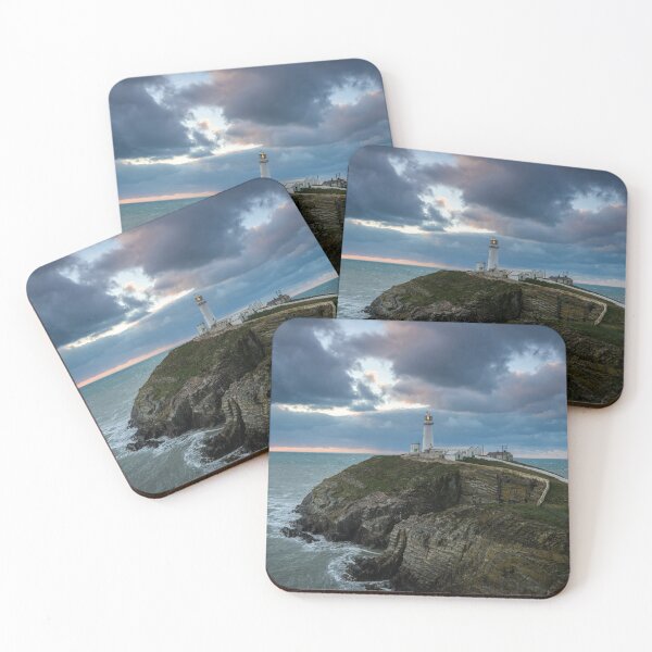Item preview, South Stack Lighthouse during the Golden Hour designed and sold by MargaretClavell.