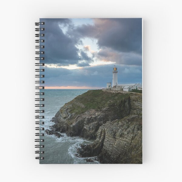 Item preview, South Stack Lighthouse during the Golden Hour designed and sold by MargaretClavell.