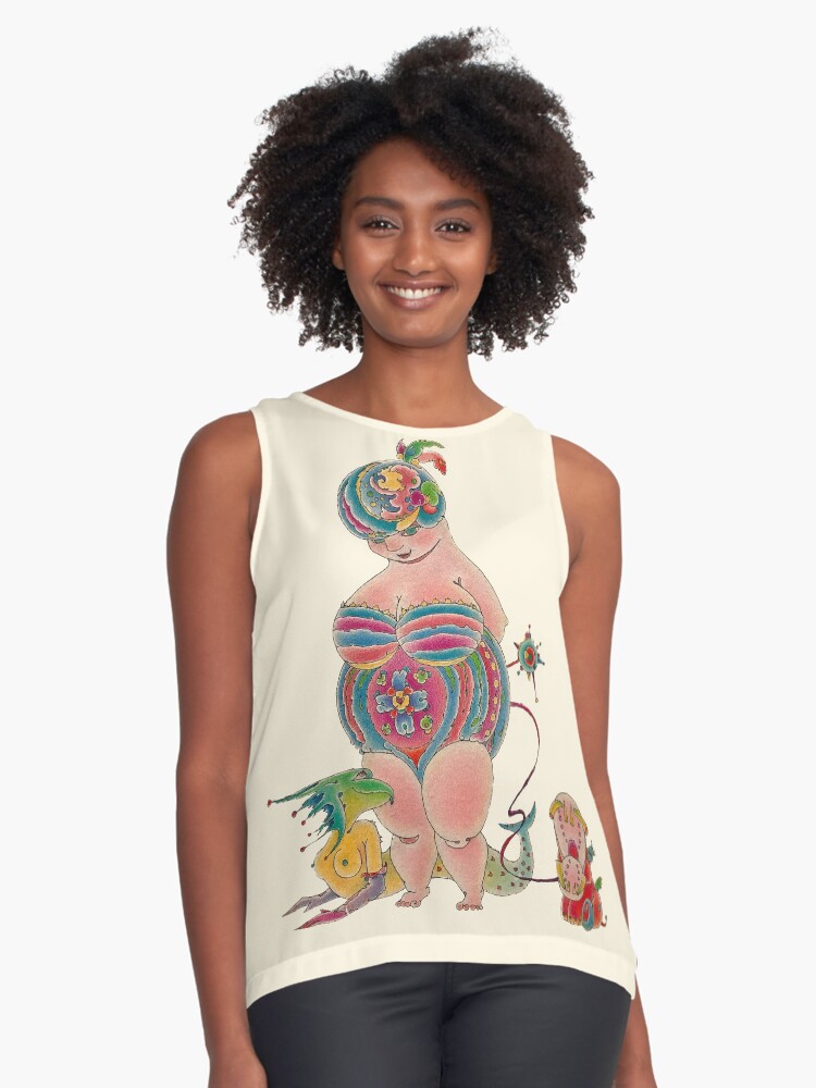 Item preview, Sleeveless Top designed and sold by AnnetteArt.