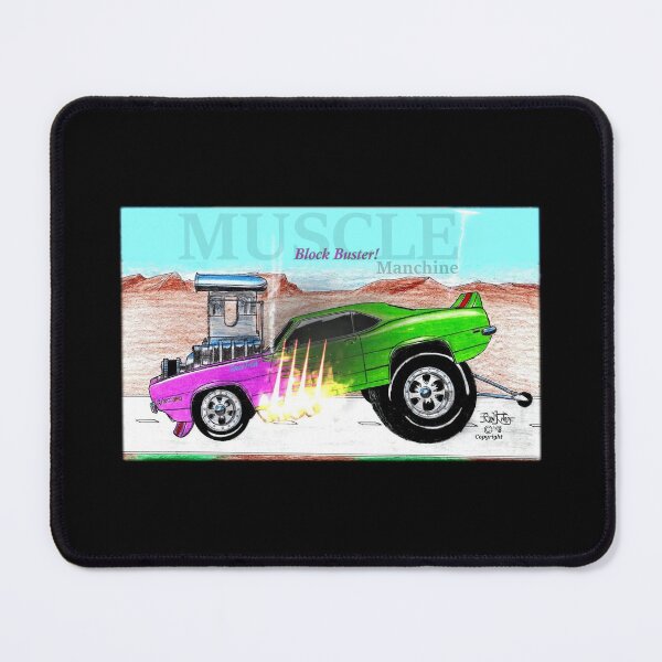 Item preview,   Muscle  Car  //  Manchines             /      The Big Block Buster! designed and sold by Imagin8er.