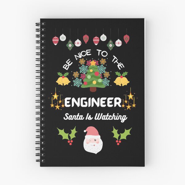 Item preview, Be Nice To The Engineer. Santa is Watching designed and sold by teezenith.
