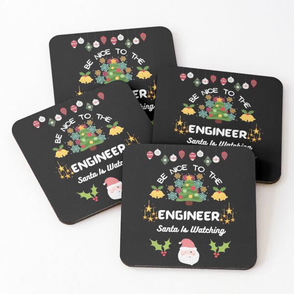 Item preview, Be Nice To The Engineer. Santa is Watching designed and sold by teezenith.