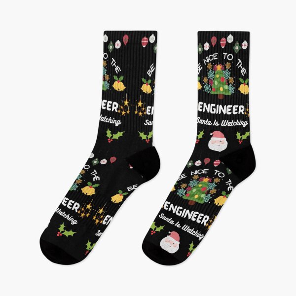 Item preview, Be Nice To The Engineer. Santa is Watching designed and sold by teezenith.